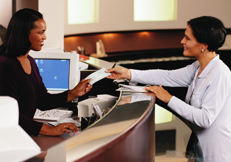 Inside Bank Teller