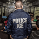 ICE agent on bus - Anti-immigrant states